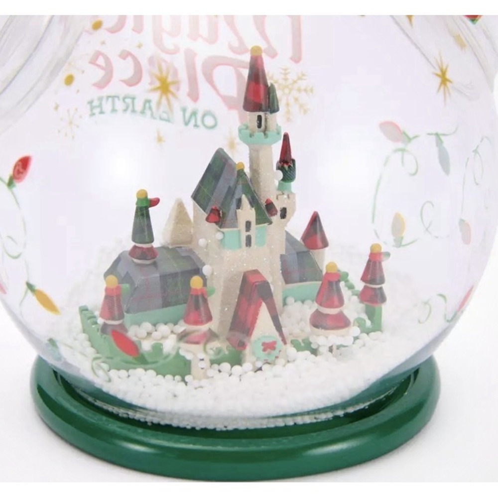 NIB Disney Parks 2025 The Most Magical Place On Earth Ornament Mickey Ears Glass - Picture 3 of 3